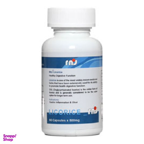 کپسول لیکوریس آر ان جی (Licorice rnj) ریحان نقش جهان بسته 60 عددی