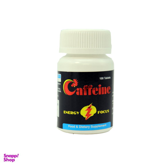 قرص کافیین انرژی فوکس (Energy Focus Caffeine) داروپخش بسته 100 عددی