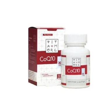 سافت ژل کوکیوتن (CoQ10) ویتامور بسته 30 عددی