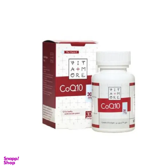 سافت ژل کوکیوتن (CoQ10) ویتامور بسته 30 عددی