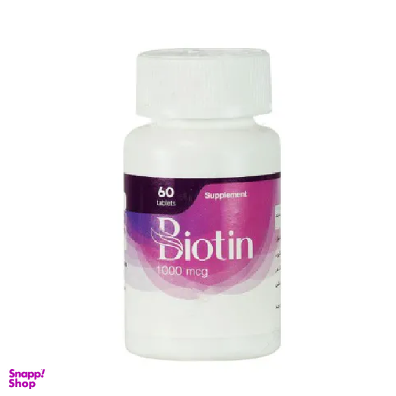 قرص بیوتین (Biotin) ایران دارو بسته 60 عددی
