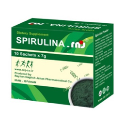 پودر اسپیرولینا آر ان جی (Spirulina rnj) ریحان نقش جهان بسته 10 عددی