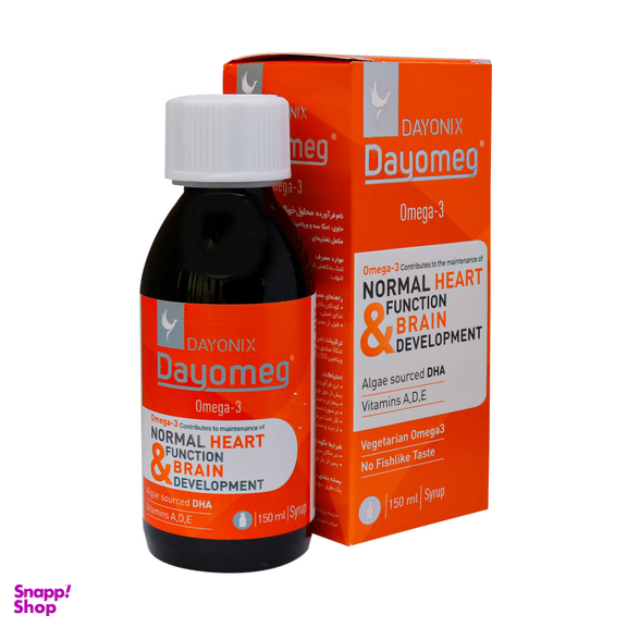 شربت دایونیکس دیومگ (Dayonix Dayomeg) دایونیکس فارما حجم 150 میلی لیتر