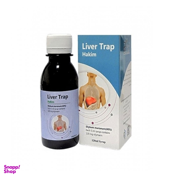شربت لیور تراپ (Liver Trap) حکیم مومن تبریزی حجم 200 میلی لیتر