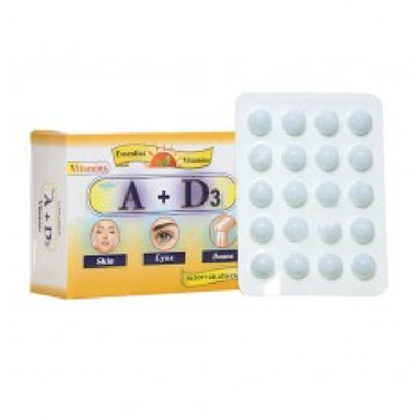 سافت ژل ویتامین آ و د3 (A Plus D3 Vitamins) شرکت داروسازی دانا بسته 60 عددی