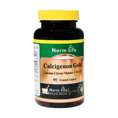 قرص کلسیژنون گلد (Calcigenon Gold) نورم لایف بسته 60 عددی
