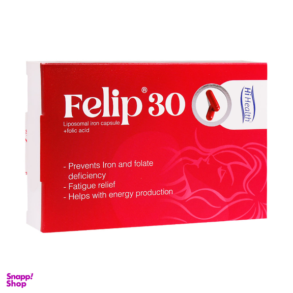 کپسول فلیپ 30 (Felip 30) های هلث بسته 30 عددی