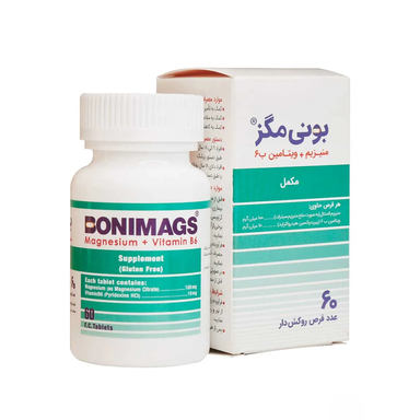 قرص بونی مگز (Bonimags) کیمیا آرا بسته 60 عددی