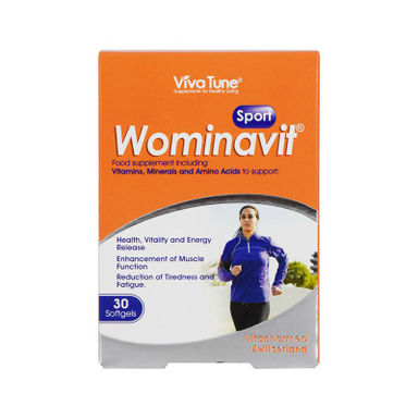 سافت ژل ومیناویت اسپورت (Wominavit Sport) ویوا تیون بسته 30 عددی
