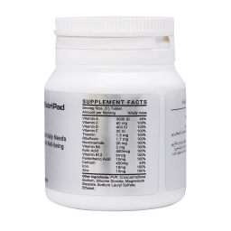 قرص مولتی ویتامین پلاس مواد معدنی (Multi Vitamins Plus Minerals) نوتری پاد بسته 30 عددی