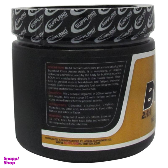 پودر بی سی ای ای ساپلند (Suppland BCAA) طعم چند میوه وزن 300 گرم