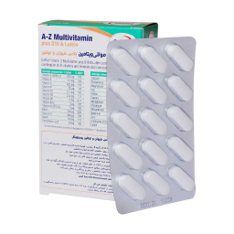 قرص A Z مولتی ویتامین پلاس کیوتن و لوتیین (A Z Multivitamin Plus Q10 And Lutein) یورو ویتال بسته 60 عددی