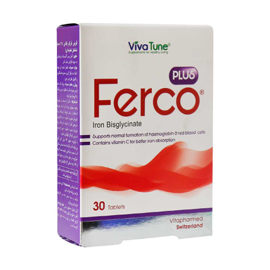 قرص فرکو پلاس (Ferco Plus) ویوا تیون بسته 30 عددی