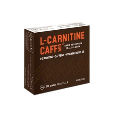ویال خوراکی ال کارنیتین کاف ( L Carnitine Caff) بنیان سلامت کسری بسته 10 عددی