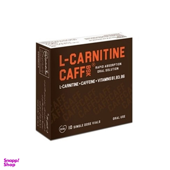 ویال خوراکی ال کارنیتین کاف ( L Carnitine Caff) بنیان سلامت کسری بسته 10 عددی