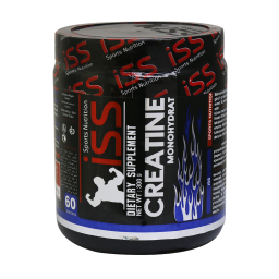 پودر کراتین مونوهیدرات (Creatine Monohydrat) آی اس اس حجم 300 گرم