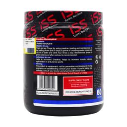 پودر کراتین مونوهیدرات (Creatine Monohydrat) آی اس اس حجم 300 گرم