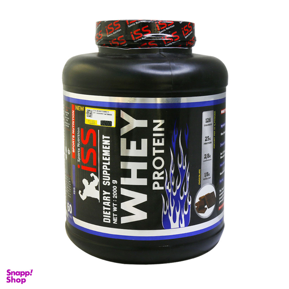 پودر وی پروتیین ( Whey Protein) آی اس اس طعم شکلاتی حجم 2000 گرم