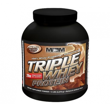 پودر تریپل وی (Triple Whey) مکس ماسل طعم شکلاتی حجم 2268 گرم