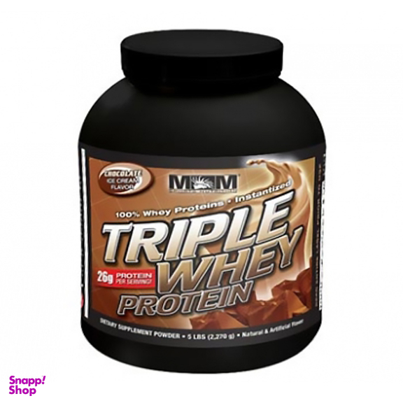 پودر تریپل وی (Triple Whey) مکس ماسل طعم شکلاتی حجم 2268 گرم