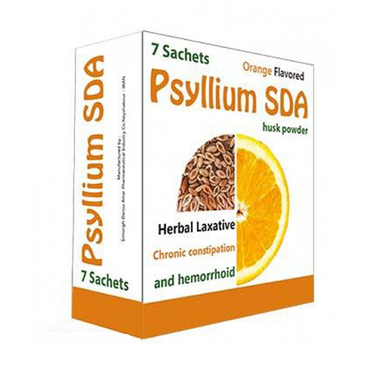 پودر ضد یبوست پسیلیوم اس دی ای (Psyllium SDA) سیمرغ دارو عطار بسته 7 عددی