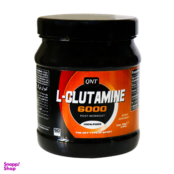 پودر ال گلوتامین 6000 (L Glutamine 6000) کیو ان تی