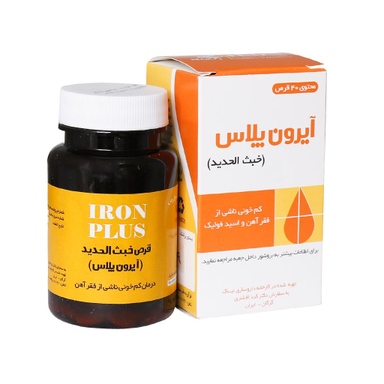 قرص آیرون پلاس (Iron Plus) نیاک بسته 40 عددی