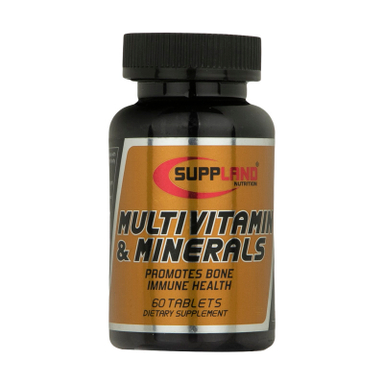 قرص مولتی ویتامین و مینرال (Multivitamin And Minerals) ساپلند نوتریشن بسته 60 عددی