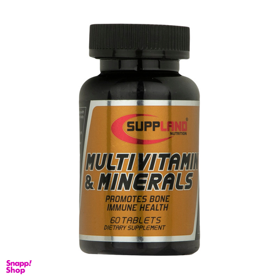 قرص مولتی ویتامین و مینرال (Multivitamin And Minerals) ساپلند نوتریشن بسته 60 عددی