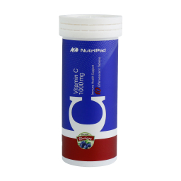 قرص جوشان ویتامین سی 1000 میلی گرم نوتری پاد (Nutri Pad) طعم بلوبری بسته 10 عددی