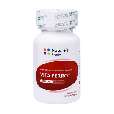 کپسول آهن ویتا فرو (Vita Ferro) نیچرز پلنتی بسته 60 عددی