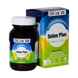 قرص سلنیوم سلن پلاس گلوک ویت (Gluck Vit Selen Plus) بسته 30 عددی