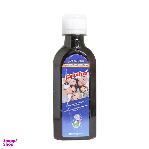 شربت کلسیم کلسی فان (Calcifun) رها حجم 200 میلی لیتر
