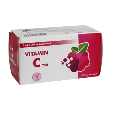 قرص ویتامین سی جویدنی 250 میلی گرم (Vitamin C 250 mg 100) اسوه بسته 100 عددی