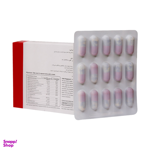 کپسول فیفول پرگننسی (Fefol Pregnancy) اینترافارم بسته 30 عددی
