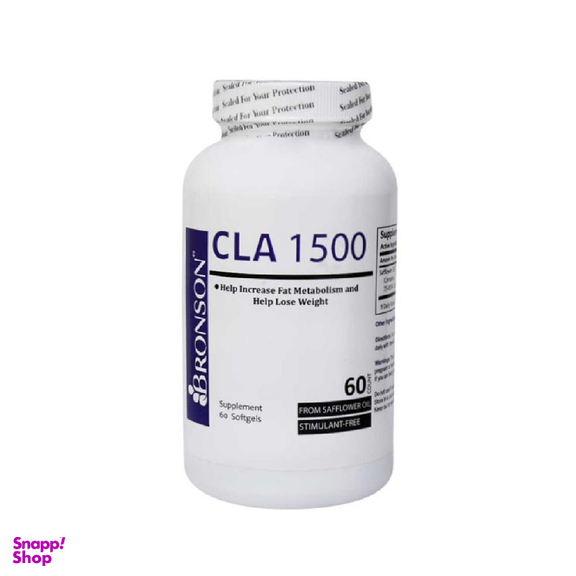 سافت ژل سی ال ای 1500 میلی گرم (CLA 1500 mg) برونسون بسته 60 عددی