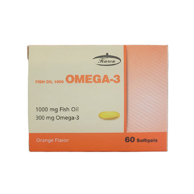 سافت ژل امگا 3 1000 میلی گرمی (Omega 3 1000 mg) جالینوس بسته 60 عددی