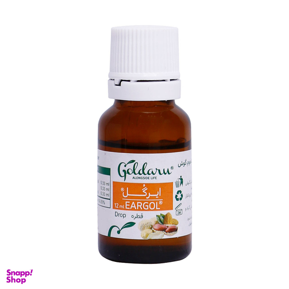 قطره گوش ایرگل گل دارو حجم 12 میلی لیتر