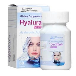 کپسول مراقبت پوست ضد چروک و جوان کننده هیالورا (Hyalura) داروسازی رها بسته 60 عددی