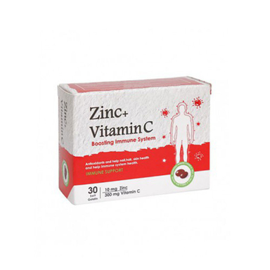 سافت ژل زینک پلاس ویتامین سی (Zinc Plus Vitamin C) دانا بسته 30 عددی