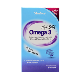 سافت ژل امگا 3 دی اچ ای بالا (Omega3 High DHA) ویوا تیون بسته 30 عددی