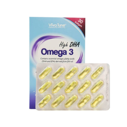 سافت ژل امگا 3 دی اچ ای بالا (Omega3 High DHA) ویوا تیون بسته 30 عددی