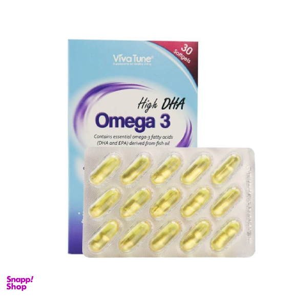 سافت ژل امگا 3 دی اچ ای بالا (Omega3 High DHA) ویوا تیون بسته 30 عددی