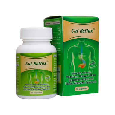 کپسول آنتی رفلاکس و زخم معده کات رفلاکس (Cut Reflux) بهتا دارو بسته 30 عددی