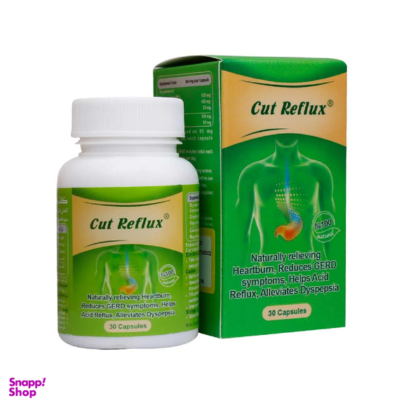 کپسول آنتی رفلاکس و زخم معده کات رفلاکس (Cut Reflux) بهتا دارو بسته 30 عددی