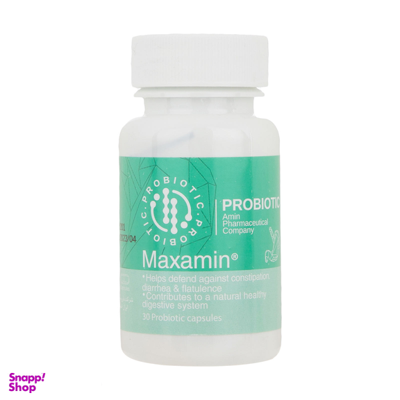 کپسول پروبیوتیک مکسامین (Maxamin) داروسازی امین بسته 30 عددی