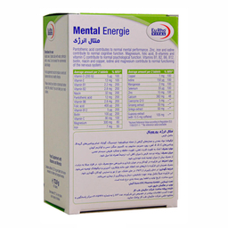 قرص تقویت حافظه منتال انرژی یورو ویتال بسته 60 عددی