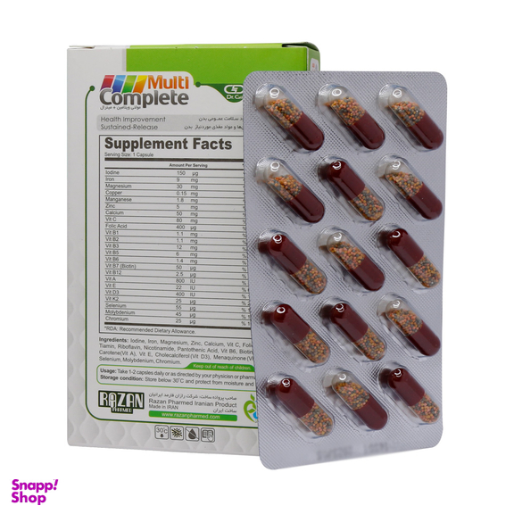 کپسول مولتی کمپلت (Multi Complete) دکتر گیل بسته 30 عددی
