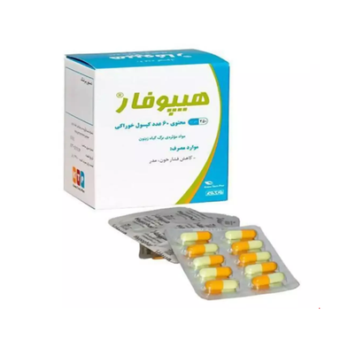 کپسول تنظیم فشار خون هیپوفار (Hypophar) نوتک فار بسته 60 عددی
