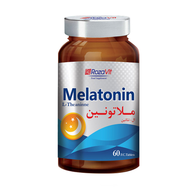 قرص تنظیم خواب ملاتونین و ال تیانین (Melatonin And L Theanine) رزاویت بسته 60 عددی